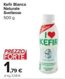 Carrefour Express Kefir Bianco Naturale Sveltesse offerta