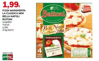 Basko Pizza margherita la classica mini bella napoli BUITONI offerta