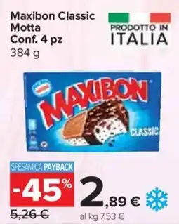 Carrefour Express Maxibon Classic Motta offerta