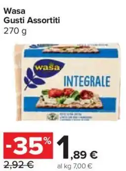 Carrefour Express Wasa Gusti Assortiti offerta