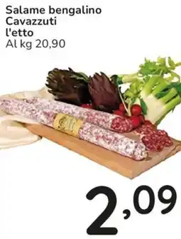 Famila Salame bengalino Cavazzuti l'etto offerta