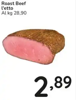 Famila Roast Beef l'etto offerta