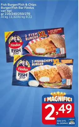 Famila Fish Burger/Fish & Chips Burger/Fish Bar Findus offerta
