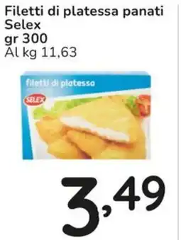 Famila Filetti di platessa panati Selex offerta