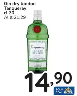 Famila Gin dry london Tanqueray offerta