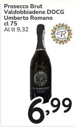 Prosecco Brut Valdobbiadene DOCG Umberto Romano