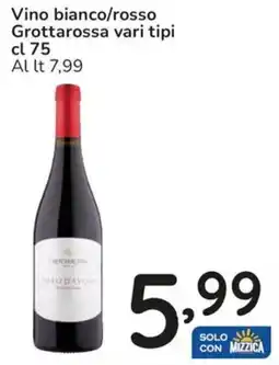 Famila Vino bianco/rosso Grottarossa offerta