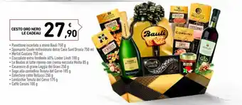 Spazio Conad Cesto Oro Nero Le Cadeau offerta