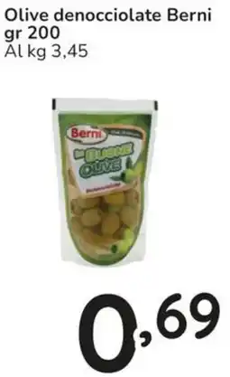 Famila Olive denocciolate Berni offerta
