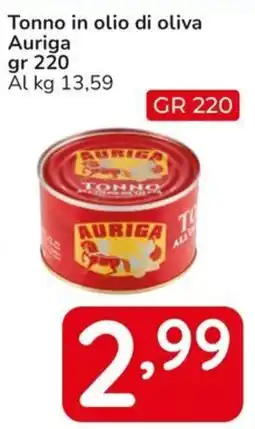 Famila Tonno in olio di oliva Auriga offerta
