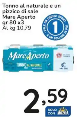 Famila Tonno al naturale e un pizzico di sale Mare Aperto offerta