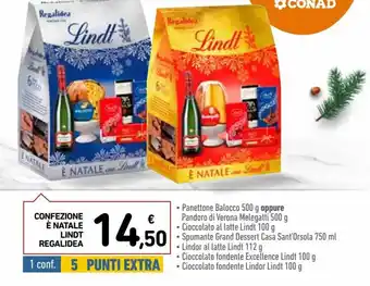Spazio Conad Confezione è Natale Lindt Regalidea offerta