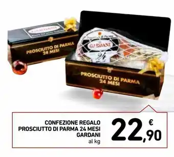 Spazio Conad Confezione Regalo Prosciutto Di Parma 24 Mesi Gardani offerta
