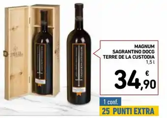 Spazio Conad Magnum Sagrantino DOCG Terre De La Custodia 1,5 L offerta