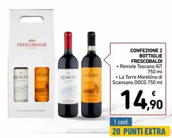 Spazio Conad Confezione 2 Bottiglie Frescobaldi 750 ml offerta