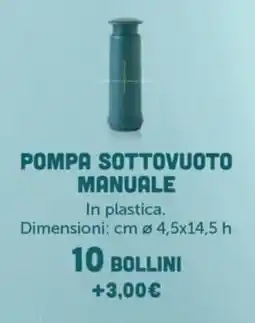 Famila Pompa sottovuoto manuale offerta