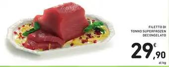 Spazio Conad Filetto di tonno superfrozen decongelato offerta