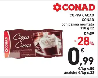 Spazio Conad COPPA CACAO CONAD offerta