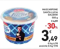 Spazio Conad Mascarpone santa lucia galbani offerta