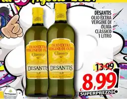Il Genio Supermercato Desantis olio extra vergine di oliva classico offerta