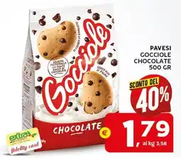 Extra Supermercati PAVESI gocciole chocolate offerta