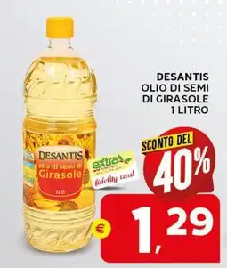 Extra Supermercati Desantis olio di semi di girasole offerta