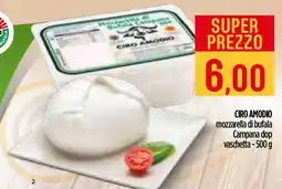 Ciro Amodio CIRO AMODIO mozzarella di bufala Campana dop offerta