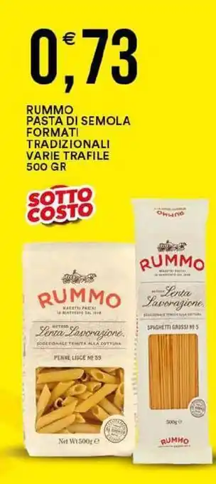 Vantaggio Cash&Carry RUMMO pasta di semola offerta