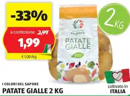 ALDI I colori del sapore patate gialle offerta