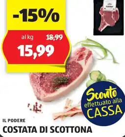 ALDI Il podere costata di scottona offerta
