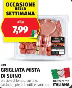 ALDI Bbq grigliata mista di suino offerta