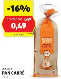 La cesta pan carrè