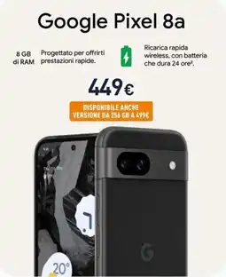Unieuro Google Pixel 8a offerta