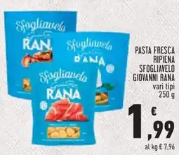 Conad Pasta fresca ripiena sfogliavelo GIOVANNI RANA offerta