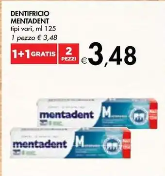 Bennet Dentifricio MENTADENT offerta