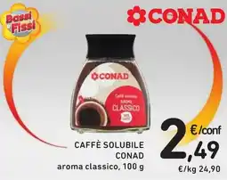 Spazio Conad CAFFÈ SOLUBILE CONAD offerta