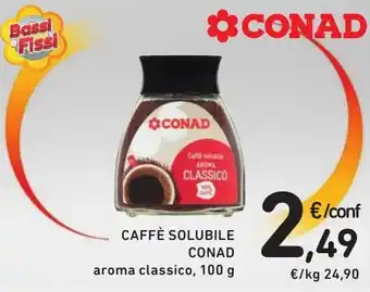 Spazio Conad CAFFÈ SOLUBILE CONAD offerta