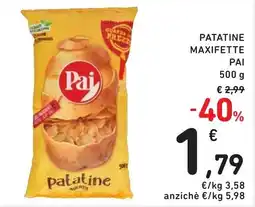 Spazio Conad Patatine maxifette ΡΑΙ offerta