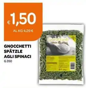 Ekom Gnocchetti spätzle agli spinaci offerta