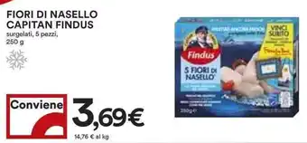 Coop Superstore Fiori di nasello capitan FINDUS offerta