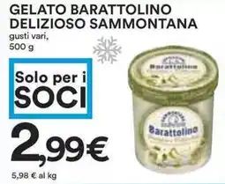 Coop Superstore Gelato barattolino delizioso SAMMONTANA ` offerta