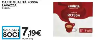 Coop Superstore Caffè qualità rossa LAVAZZA offerta