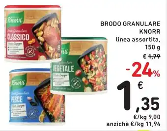 Spazio Conad Brodo granulare KNORR offerta