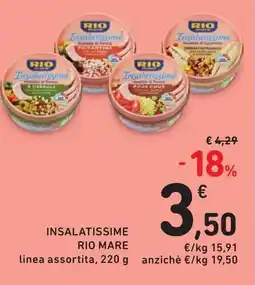 Spazio Conad INSALATISSIME RIO MARE offerta