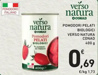 Spazio Conad Pomodori pelati biologici VERSO NATURA CONAD offerta