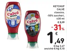 Spazio Conad KETCHUP CALVÉ offerta