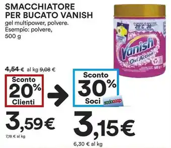 Coop Superstore Smacchiatore per bucato VANISH offerta
