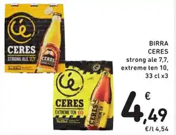 Spazio Conad Birra CERES offerta