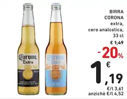 Spazio Conad BIRRA CORONA offerta