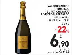 Spazio Conad Valdobbiadene prosecco superiore docg RIVE DI COLBERTALDO offerta